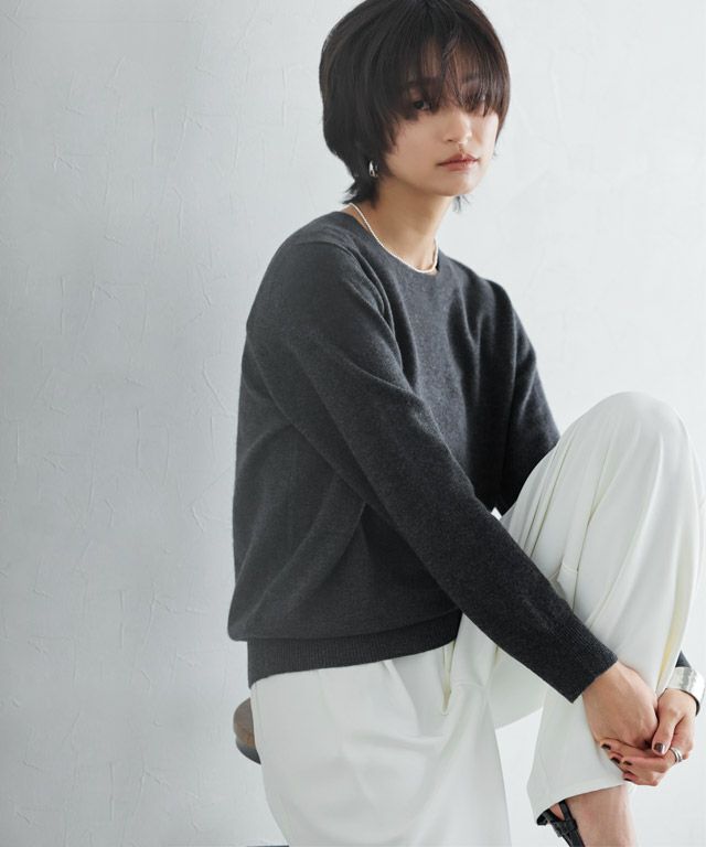 166cm / 杢チャコール / M