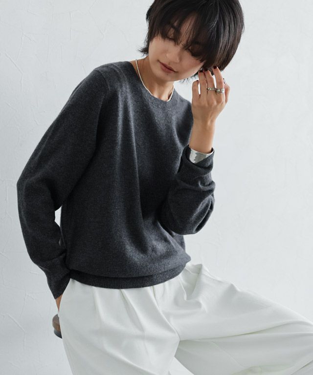 166cm / 杢チャコール / M