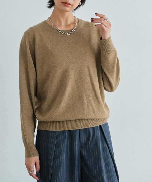 166cm / 杢キャメルベージュ / M