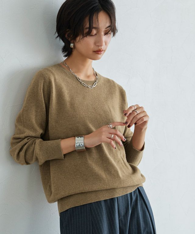 166cm / 杢キャメルベージュ / M