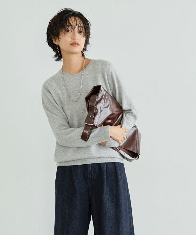 166cm / 杢グレー / M