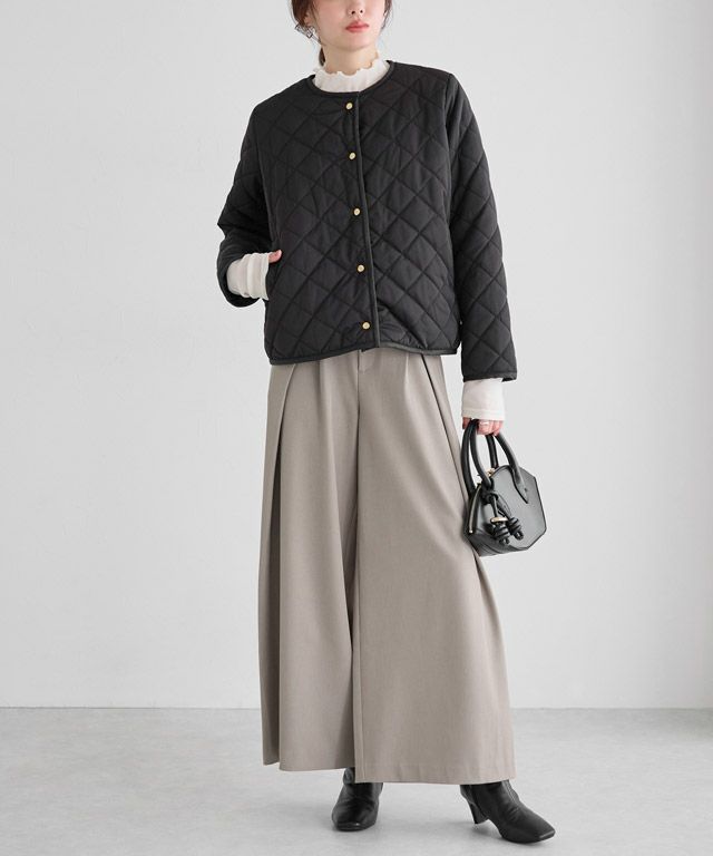 167cm / ブラック×ブラック / ショート丈 / M