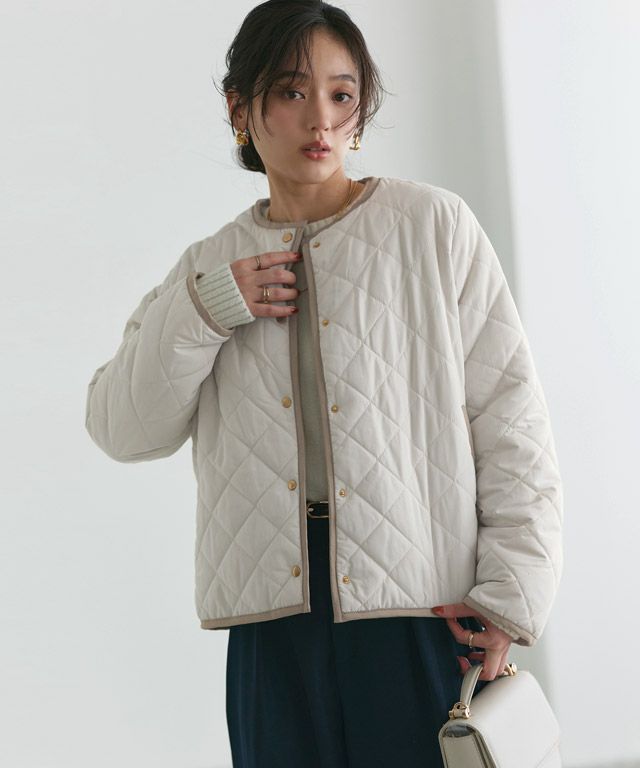 160cm / アイボリー×ベージュ / ショート丈 / M