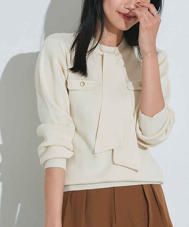 163cm / アイボリー / M