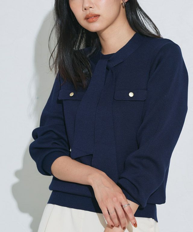 162cm / ネイビー / M