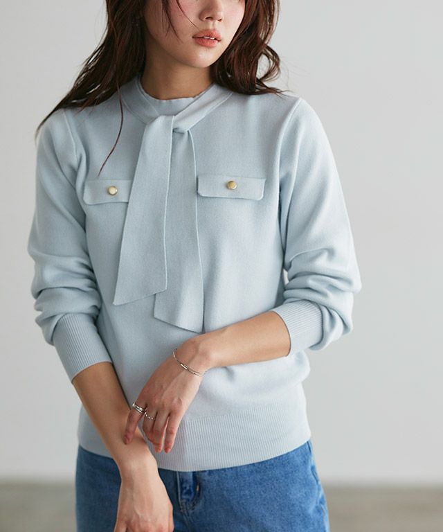 166cm / アイスブルー / M