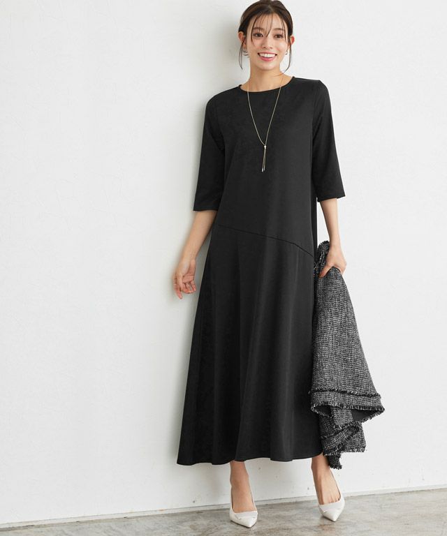 美品 パトリツィアペペ 切替フレアワンピース モノトーン 42 *CD1025 切替フレアワンピース【スピード配送】 | 【公式】Pierrot