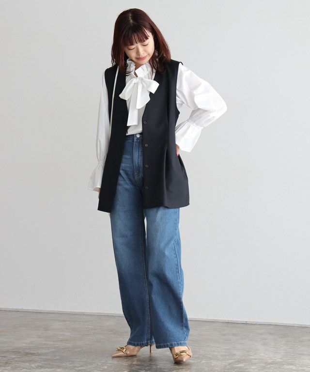 157cm / ダークネイビー / M