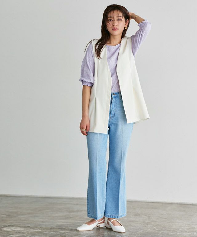 166cm / アイボリー / M