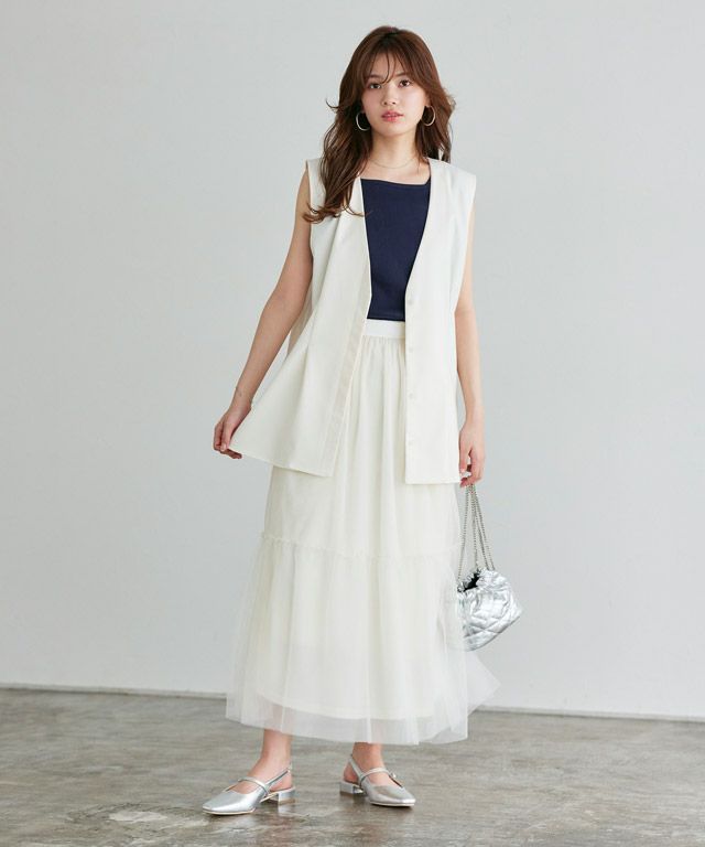 163cm / アイボリー / M