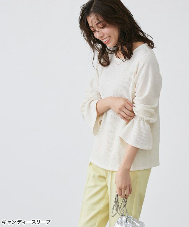 167cm / アイボリー / キャンディースリーブ / M