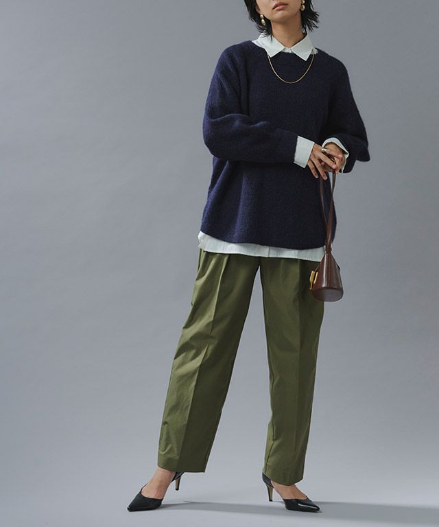 10％OFF】【スピード配送】[RASW] ダブルタックバレルパンツ