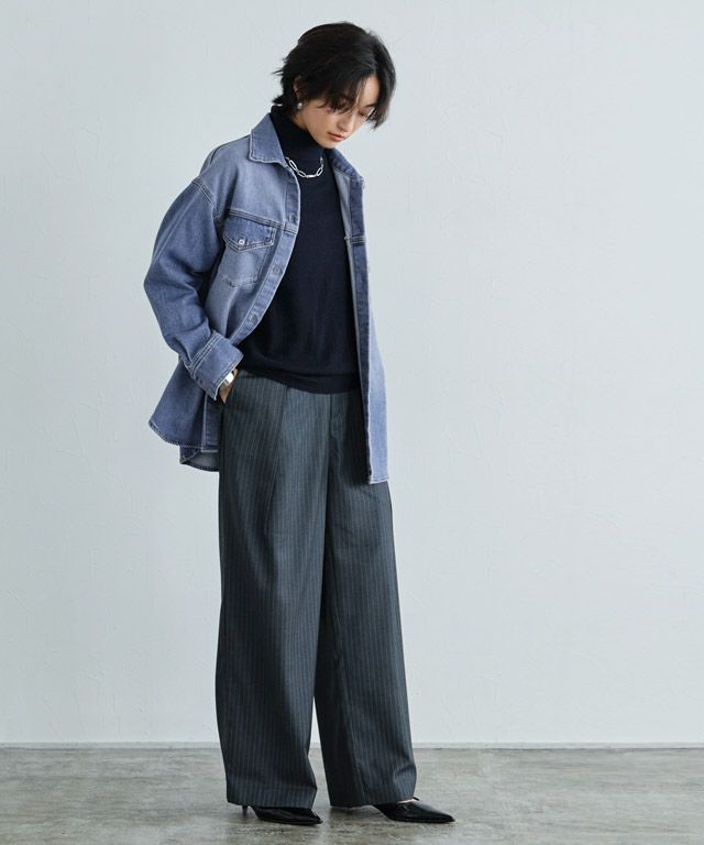 166cm / ブルー×シルバー / M