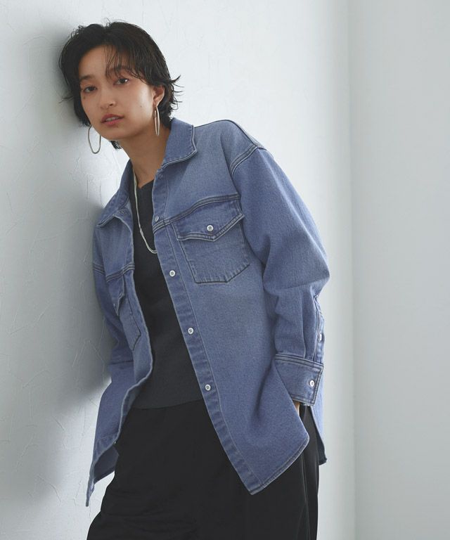 166cm / ブルー×シルバー / M