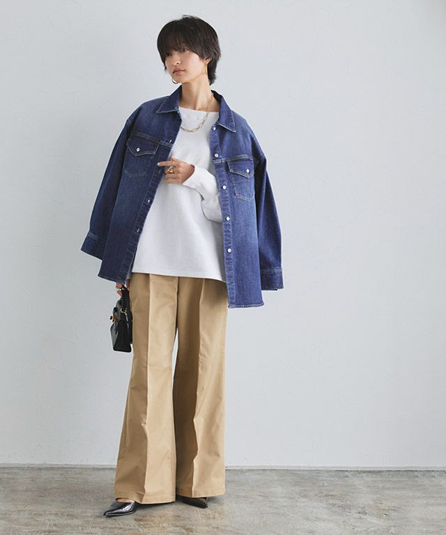 166cm / ミッドブルー/シルバー / M