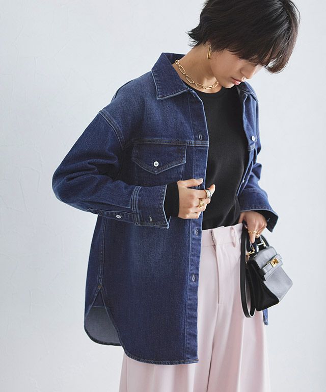 166cm / ミッドブルー/シルバー / M