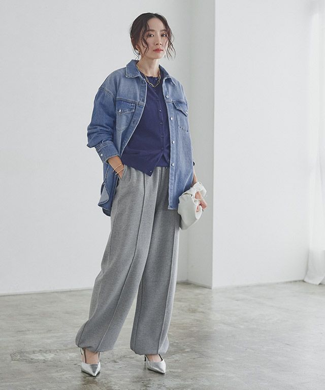 163cm / ブルー/シルバー / M