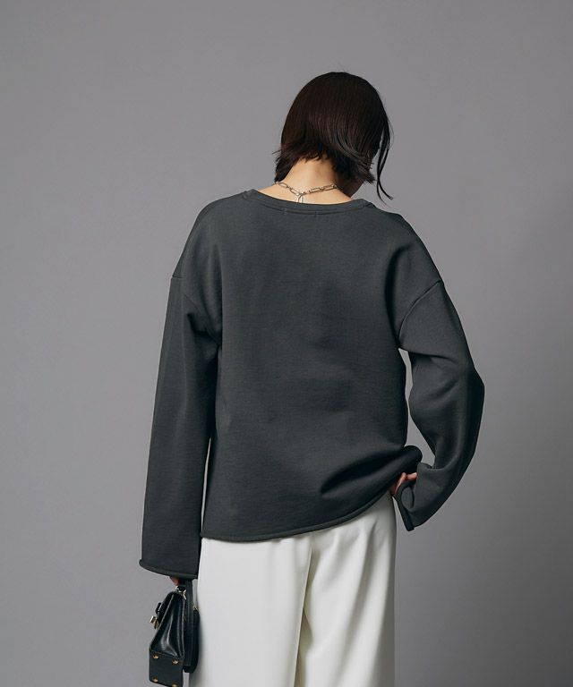 RASW]ディープVネックスウェットプルオーバー【スピード配送