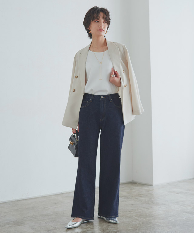 165cm / ノーマル / サックス / M