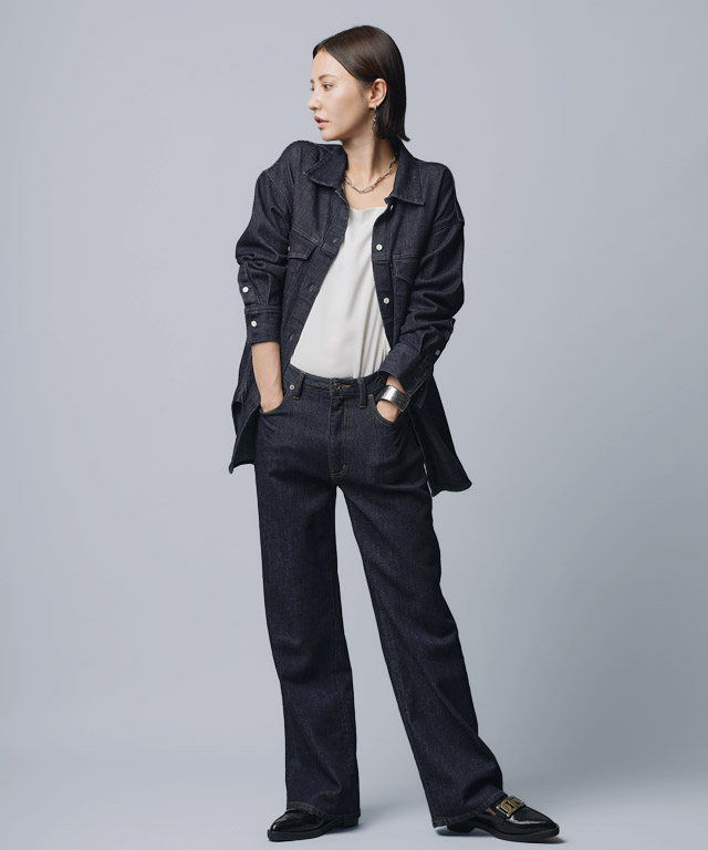 165cm / ノーマル / ブルー / M