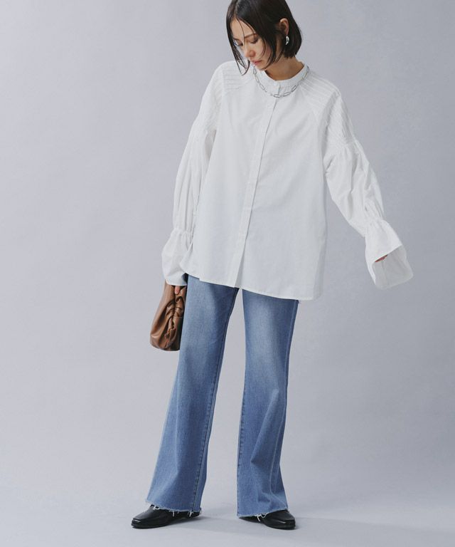 165cm / ノーマル / ブルー / カットオフ / M