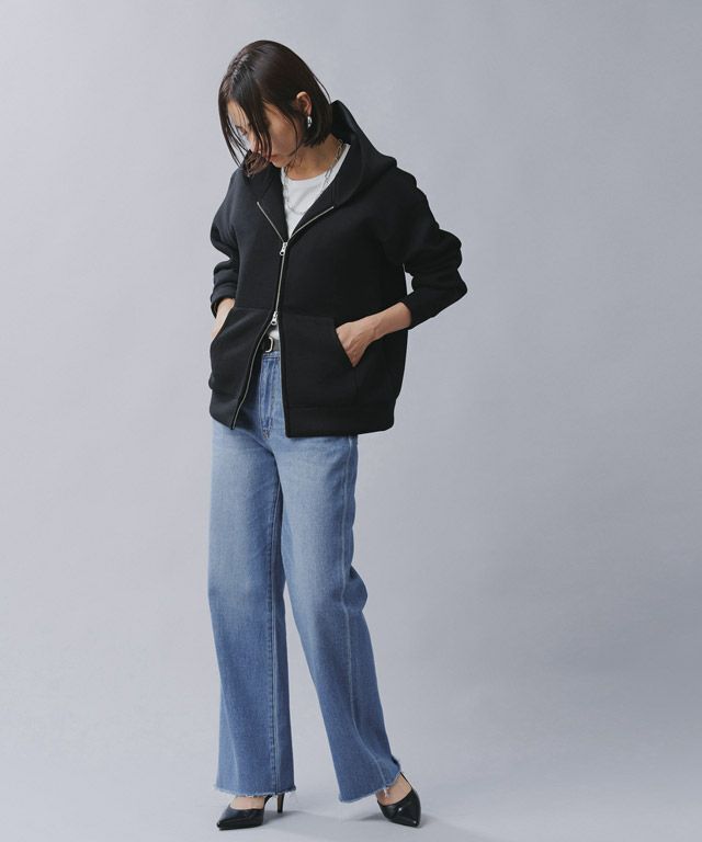 165cm / ノーマル / ブルー / カットオフ / M