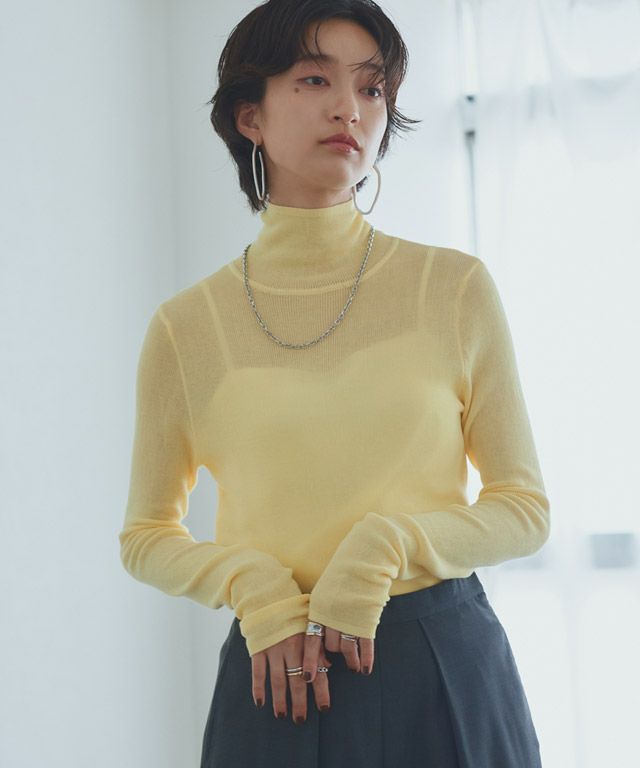 166cm / ライトイエロー / M