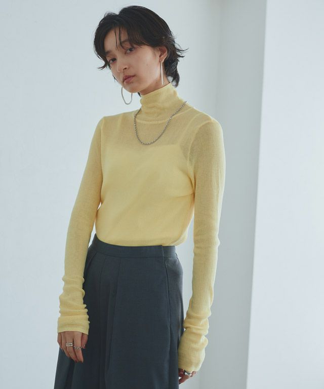 166cm / ライトイエロー / M