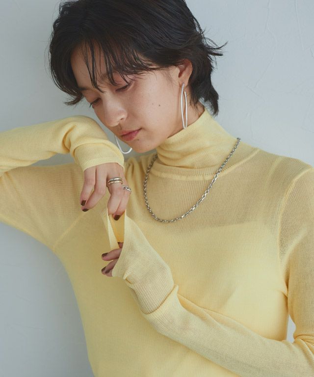 166cm / ライトイエロー / M