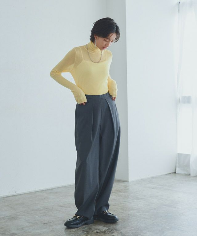 166cm / ライトイエロー / M