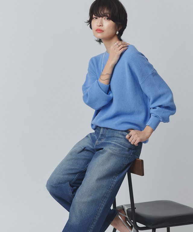 166cm / ライトブルー / M