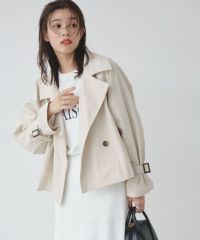 キャンディースリーブショートトレンチコート