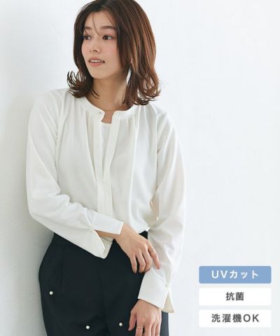 【スピード配送】2wayネックデザインTブラウス 【Pierrot】 ◆送料無料【ドラマ着用】