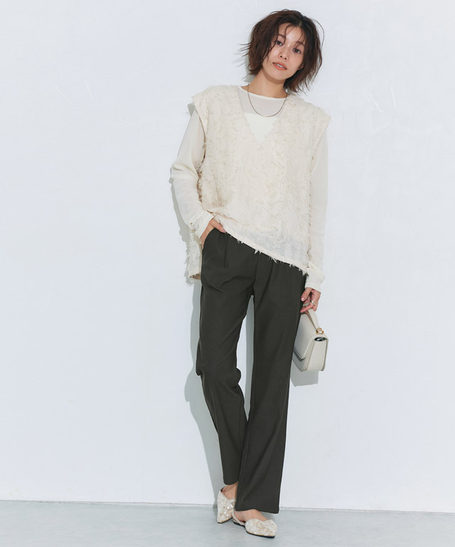 166cm / ベージュ / M