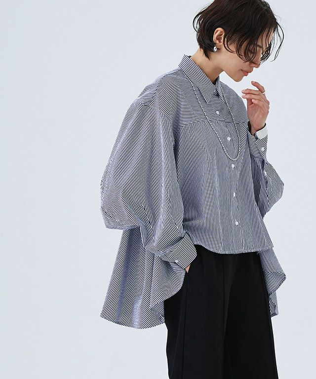 [RASW] ボリュームフレアーシャツ