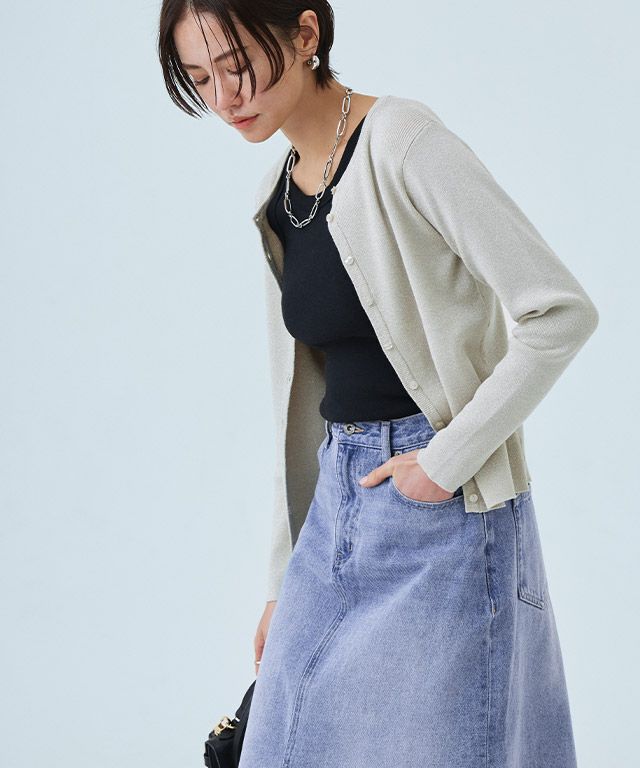 165cm / サックス / M