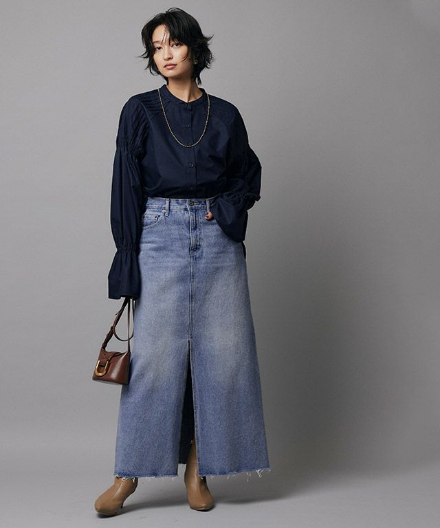 RASW]デニムスリットスカート【スピード配送】 | 【公式】Pierrot