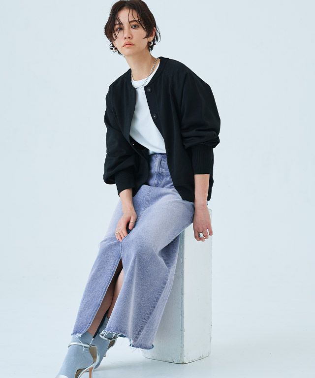 165cm / サックス / M