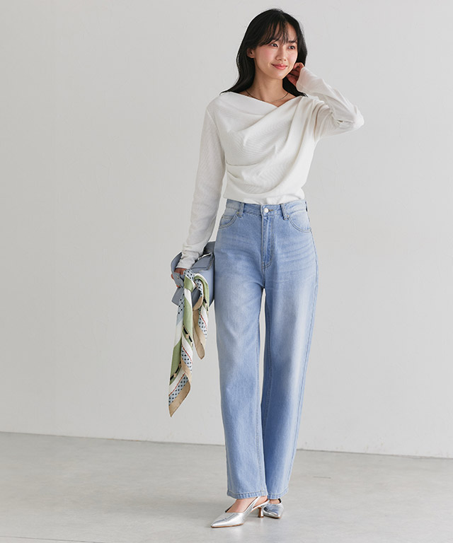 166cm / サックス / M