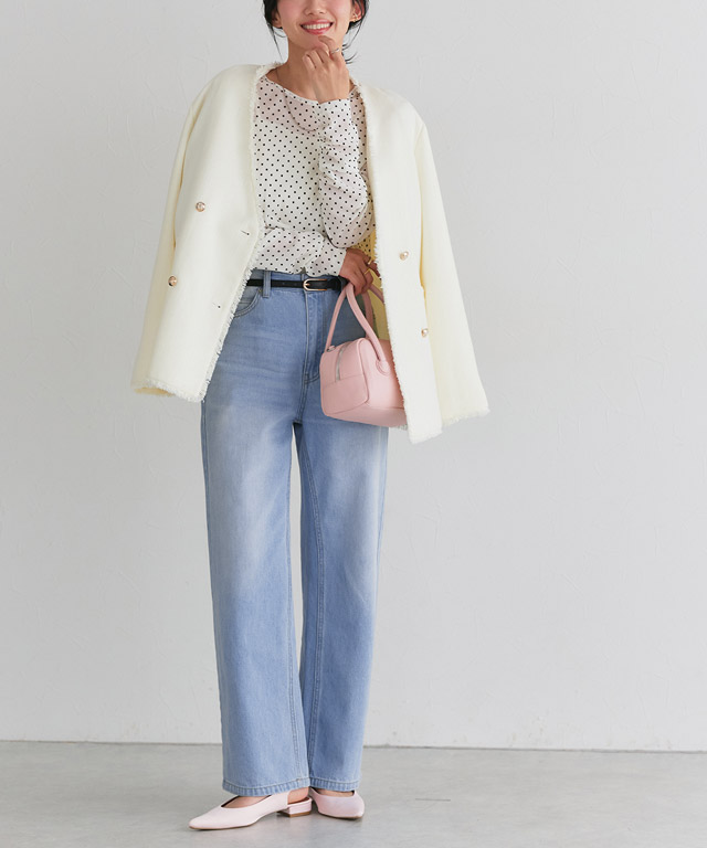 166cm / サックス / M