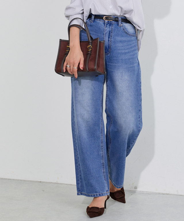 158cm / サックス / M