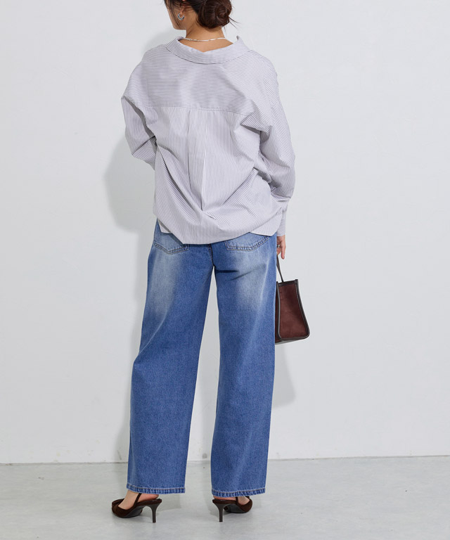 158cm / サックス / M