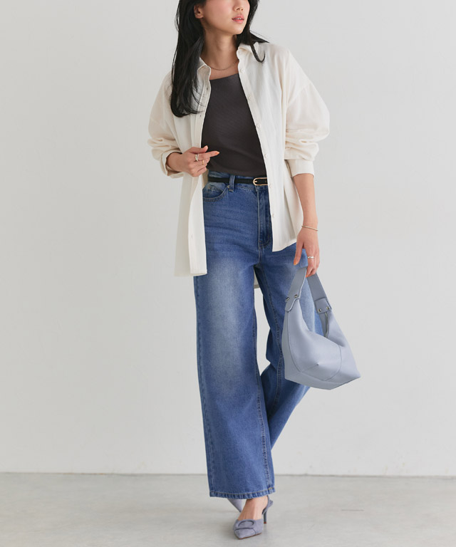 158cm / サックス / M