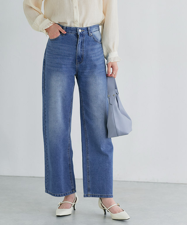 157cm / サックス / M