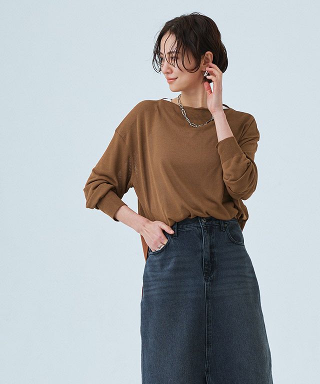 165cm / 杢ブラウン / M