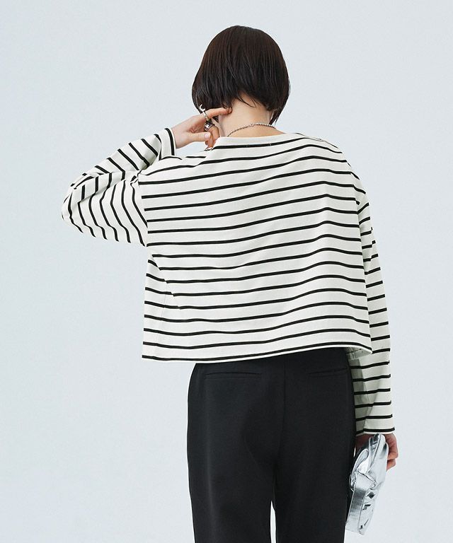 165cm / オフホワイト×ブラック / M