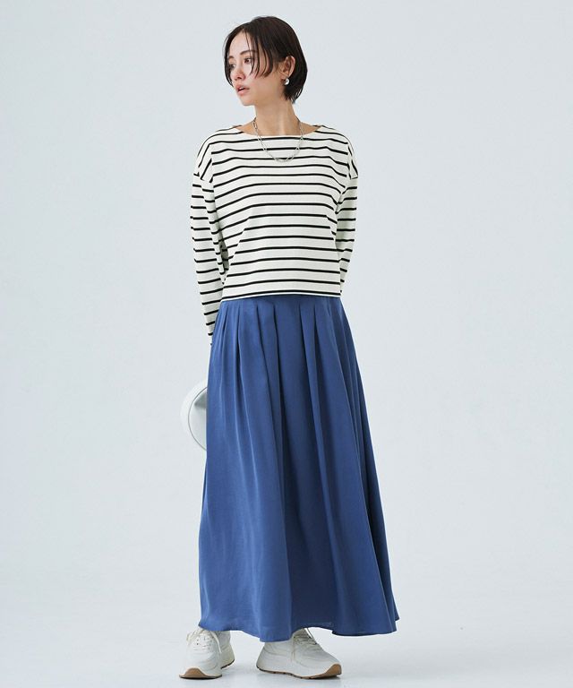 165cm / オフホワイト×ブラック / M