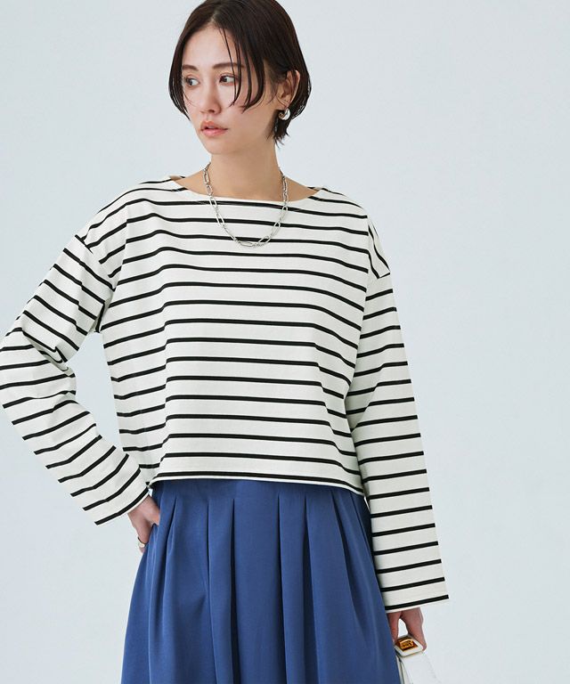 165cm / オフホワイト×ブラック / M