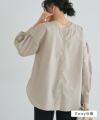2wayパールボタンブラウス