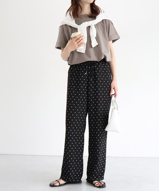 167cm / 花柄 / アイボリー / M